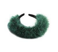 Diademas para tomar fotos con pelusa colorida decoración llamativa para mujer, diadema para bodas y fiestas
