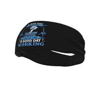 Diademas para un mal día de pesca o un buen día de trabajo para hombre y mujer, antideslizantes, absorbentes, deportivas, para gimnasio, baloncesto, yoga.