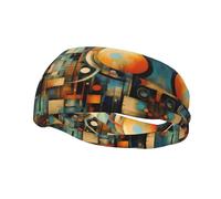 Diademas personalizadas únicas para hombres y mujeres, elegantes bandas de sudor para correr, entrenar y hacer deporte, absorben la humedad y son elásticas, fusión dinámica