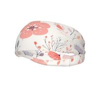Diademas Pink Flower4 para Mujer, Cintas Deportivas Antideslizantes para el Cabello, Ideales