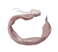 Diademas plisadas elegantes de color sólido con borlas, aretes falsos, tocado de moda para mujer, diadema plisada de color sólido