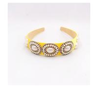 Diademas redondas de perlas simuladas, accesorios para el cabello para mujer, diadema de cristal vintage barroco, tocado de perlas vintage para mujer