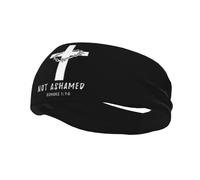 Diademas religiosas cristianas Jesús 16 Banda para el sudor para mujeres Hombres-Yoga Banda para el sudor Bandas elásticas anchas para el cabello para deportes Fitness