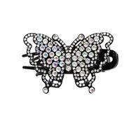 Diademas Rhinestone Flowell Flower Duckbill Hair Garras Vintage Play Clips Accesorios for el cabello for las mujeres Shinning PonyTail Headwear Diadema Mujer(CB0762-A)
