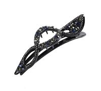 Diademas Rhinestone Flowell Flower Duckbill Hair Garras Vintage Play Clips Accesorios for el cabello for las mujeres Shinning PonyTail Headwear Diadema Mujer(1515-D)