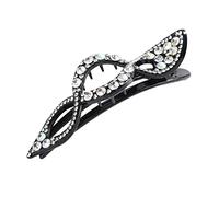 Diademas Rhinestone Flowell Flower Duckbill Hair Garras Vintage Play Clips Accesorios for el cabello for las mujeres Shinning PonyTail Headwear Diadema Mujer(1515-F)