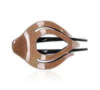 Diademas Rhinestone Flowell Flower Duckbill Hair Garras Vintage Play Clips Accesorios for el cabello for las mujeres Shinning PonyTail Headwear Diadema Mujer(CB0595-G)