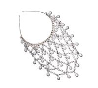 Diademas sofisticadas decoradas con perlas elegantes de red vintage para trajes de fiesta