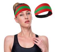 Diademas suaves que absorben la humedad con la bandera de Guinea Ecuatorial para mujer, banda elástica para el sudor, para lavarse la cara, entrenamientos, voleibol, yoga