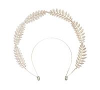 Diademas únicas de hojas de diosas doradas, adorno para el pelo, coronas, postizo de pelo para mujeres y eventos de disfraces