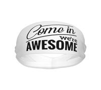 Diademas Ven a Nosotros Somos increíbles Banda Deportiva para el Sudor Bandas para la Cabeza Que absorben la Humedad Banda para el Cabello Unisex para Adultos