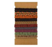 Diademas versátiles 20 piezas coloridas pulseras elásticas para trenzas y accesorios de cola de caballo uso diario trajes elegantes