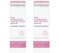 Diadermine - Crema hidratante protectora PH5 de 50 ml, paquete de 2