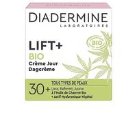 Diadermine Lift+ Crema de Día Bio, Anti Edad, Nutre e Hidrata la Piel, con Aceite de Semilla de Canna io & Hialurón Vegetal, 50ml