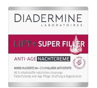 DIADERMINE LIFT+ Crema de noche Super Filler para rellenar las arrugas, cuidado antiedad, 1 unidad (1 x 50 ml)