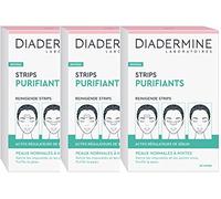 Diadermine Pack de 3 x 6 Strips Purifiants Anti Points Noirs/Impuretés