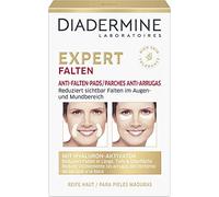 Diadermine - Parches Antiarrugas de Diadermine, 1 paquete de 12 parches, para pieles maduras, Corrige las arrugas en longitud, profundidad y superficie