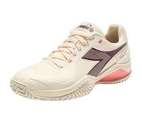 Diadora Blushield Torneo 3 All Ground Tenis para mujer., Blanco Whisper/Granate Banner/Desert Flower, 43 EU