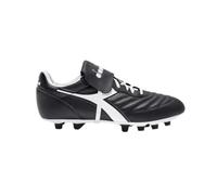 Diadora Brasil OG LT T MDPU - Zapatos de fútbol para hombre, piel de grano completo, ultrasuave, resistente al agua, suela firme, plantilla extraíble, Negro/Blanco, 45 EU