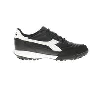 Diadora Calcetto LT Turf Zapatilla de f tbol, Black/White, 42.5 EU