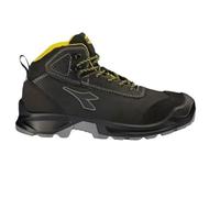 Diadora Classic Mid S3S FO SC LG SR - Zapato de trabajo, Color 80013 Negro, 45 EU