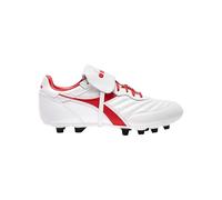 Diadora Fútbol - Zapatillas de fútbol con levas Brasil OG LT T MDPU FG FC9981, color blanco y rojo 43