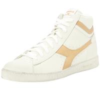 Diadora Game L High Waxed Suede Pop, Zapatillas de Gimnasio Unisex Adulto, White Leche, 46 EU
