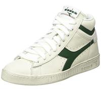 Diadora Game L High Waxed, Zapatillas de Gimnasia, Unisex adulto, White Green Foliage, 44.5 EU