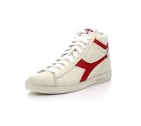 Diadora Game L High Waxed, Zapatillas de Gimnasia, Unisex adulto, White Red Peperoni, 36 EU