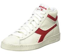Diadora Game L High Waxed, Zapatillas de Gimnasia, Unisex adulto, White Red Peperoni, 44.5 EU