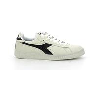 Diadora Game L Low Waxed, Sneakers, Unisex adulto, Blanco White Black Bw, 38 EU