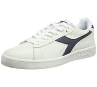 Diadora Game L Low Waxed, Sneakers, Unisex adulto, Blanco White Blue, 38.5 EU