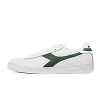 Diadora Game L Low Waxed, Sneakers, Unisex adulto, Blanco White Fogliage, 42.5 EU