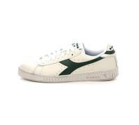Diadora Game L Low Waxed, Sneakers, Unisex adulto, Blanco White Fogliage, 44.5 EU