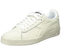 Diadora Game L Low Waxed, Sneakers, Unisex adulto, Blanco White White White, 45 EU