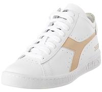 Diadora Game Row Cut 2030, Zapatillas de Gimnasio Unisex Adulto, White Wood Ash, 38 EU