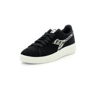 Diadora Game Step Suede Animalier, Zapatillas Deportivas Mujer, Negro/Negro, 40 EU