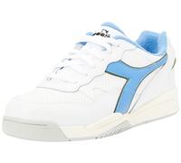 Diadora Ganador, Zapatillas de Gimnasio Unisex Adulto, Super White Blue Fog, 46 EU