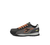 DIADORA Glove Tech Low Pro S1P Sra HRO ESD, Zapatillas Deportivas Hombre, Asphalt/Orange Fluo, 41 EU