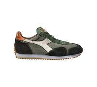 Diadora Heritage Equipe H Dirty Stone Wash Evo Zapatillas Unisex Verde Petróleo, verde Petrolio, 44 EU
