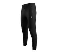 Diadora Hombres Pantalones de Chándal Negro Gris S Ropa Exterior S