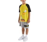 Diadora JB.Set SS Sport Art, Vibrant Yellow, XS para Niños