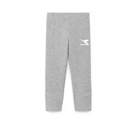 Diadora JG.Leggings Bounce, Light Middle Gray Melange, L para Niñas