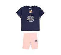 Diadora JG.Set SS Sport Art, Navy clásico, XX-Large para Niñas