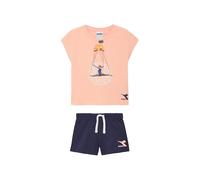 Diadora JG.Set SS Sport Art, Pink Melody, L para Niñas