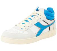 Diadora Magic Basket Demi Cut Suede Leather, Zapatillas de Gimnasio Unisex Adulto, Royal White, 36 EU