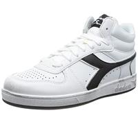 Diadora Magic Basket Demi Icona, Zapatillas de Gimnasio Unisex Adulto, White/White/Black, 36.5 EU