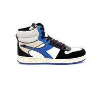 Diadora Magic Basket Mid Twin, Zapatillas de Gimnasio Unisex Adulto, White Royal Black, 42.5 EU