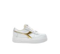 Diadora Magic Bold Metal Wn, Zapatillas de Gimnasio Mujer, Color Blanco, 39 EU