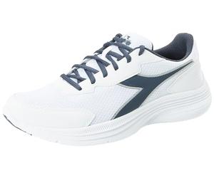 Diadora Men's Eagle 7 Gymnastics Shoe, White Blue Corsair, 45.5 EU